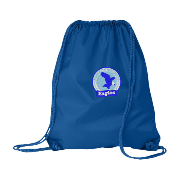 Liberty Bags - Large Drawstring Pack with DUROcord® - Embroidered Logo Thumbnail