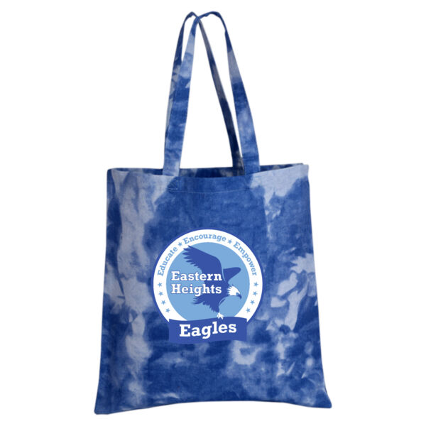 Q-Tees - Tie-Dyed Canvas Bag - Printed Logo Thumbnail