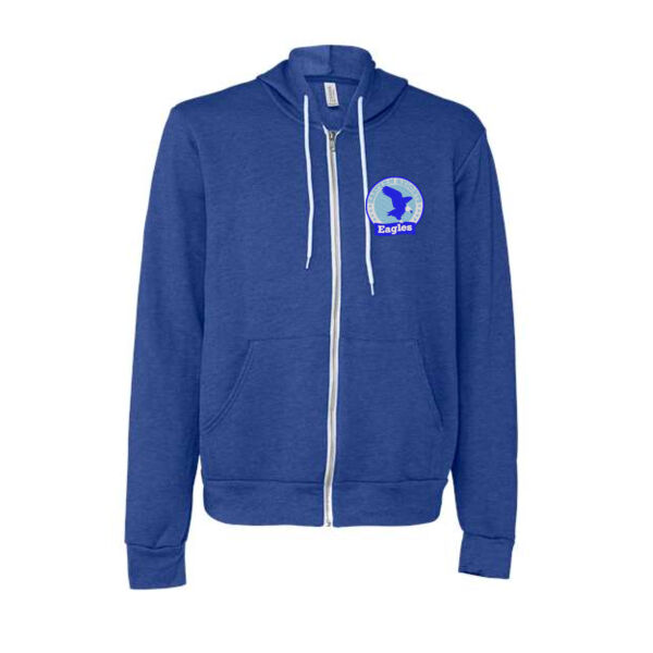 BELLA + CANVAS - Sponge Fleece Full-Zip Hoodie - Embroidered Logo Thumbnail