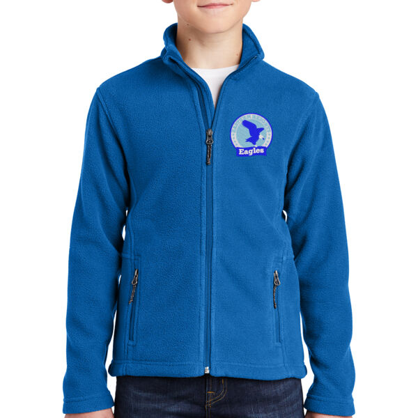 Port Authority® Youth Value Fleece Jacket - Embroidered Logo Thumbnail