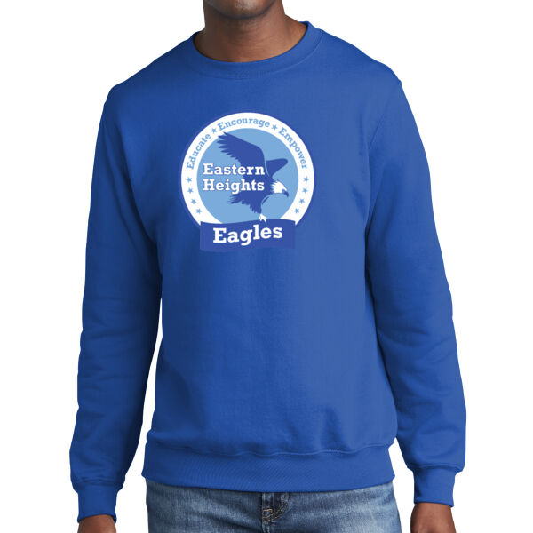 Port & Company® Core Fleece Crewneck Sweatshirt - Printed Logo Thumbnail