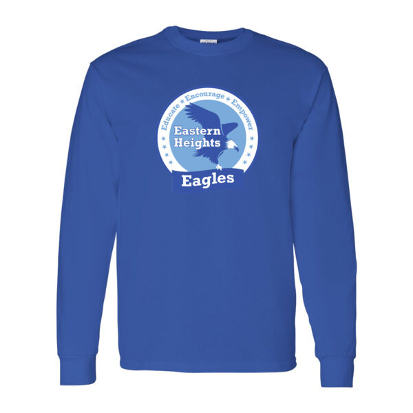 Gildan - Heavy Cotton™ Long Sleeve T-Shirt - Printed Logo Thumbnail
