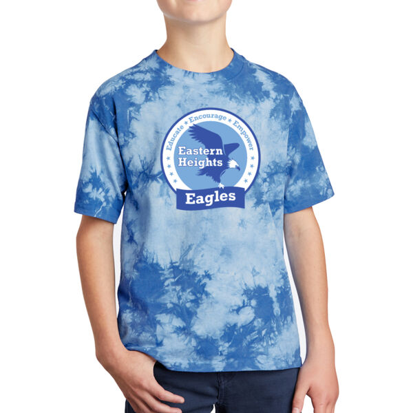 Port & Company ® Youth Crystal Tie-Dye Tee - Printed Logo Thumbnail