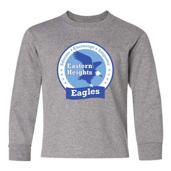 Jerzees - Dri-Power Youth Long Sleeve 50/50 T-shirt - Printed Logo Thumbnail