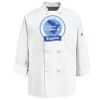 Eight Knot Button Chef Coat with Thermometer Pocket Thumbnail