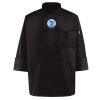 Black Knot Button Chef Coat Thumbnail